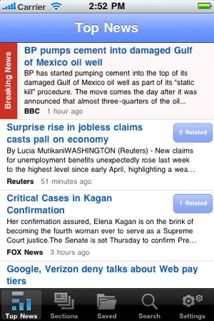 Fluent News Reader